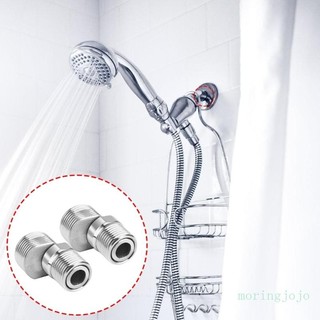 JOJO 2 Bộ chuyển đổi vòi hoa sen bằng thép không gỉ có thể điều chỉnh xoay 360 độ cho phòng tắm