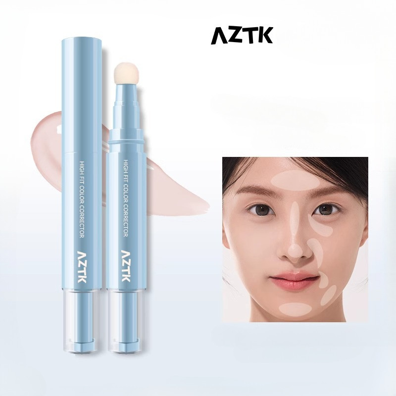 AZTK Concealer Brightening Liquid Pen To Cover Spots Acne Marks Black ...