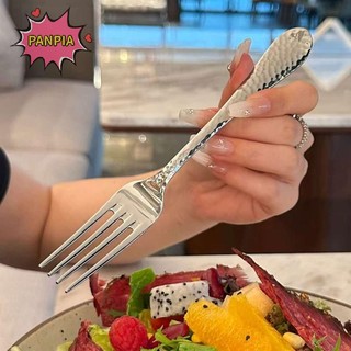 [PNPIA] Nĩa ăn tối bằng thép không gỉ Bộ nĩa bàn tay cầm dài Bộ dao kéo Hàn Quốc Bốn món Salad Món tráng miệng Nĩa trái cây Cửa hàng nhà bếp