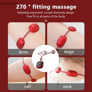 Queenten Mới Thông Minh Bảo Vệ Cổ Tử Cung Máy Mát Xa Di Động Mini Xung Vai Massage Cổ Tử Cung Nóng Nén Vật Lý Trị Liệu QT