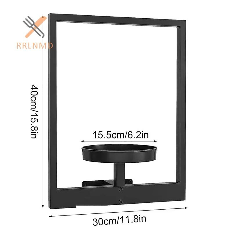 RRLNMD Kim Loại Cây Treo Tường Khung Ảnh Treo Tường Cây Treo Tường er Phong Cách Cửa Sổ Kim Loại Thực Vật Giá Đỡ Cho Trang Trí Nhà Màn Hình Đứng MỚI