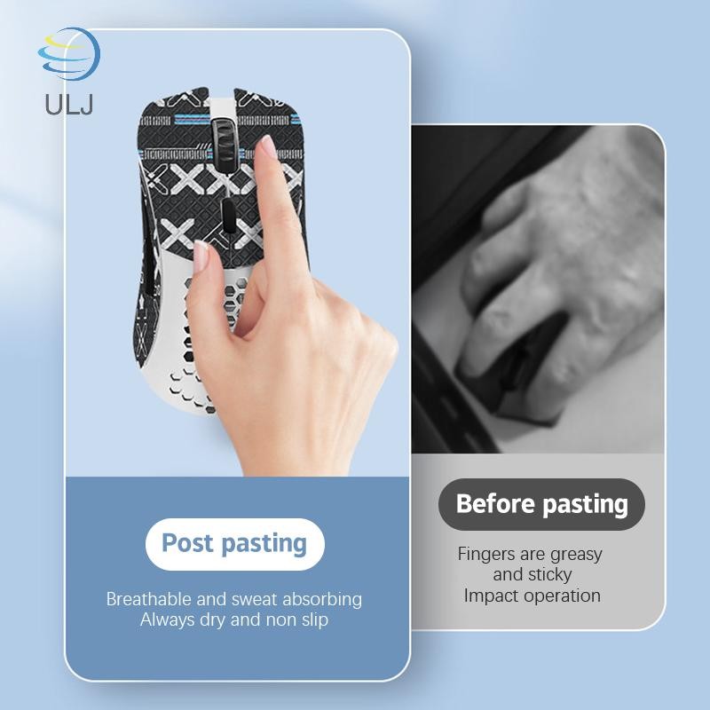 ULJ Chuột Grip Tape Sticker Chống Trượt Hút Mồ Hôi Cho Mô Hình Vinh Quang D / Model O Chuột Chơi Game Chống Trơn Trượt Miếng Dán Chuột Game Thủ Phụ Kiện.