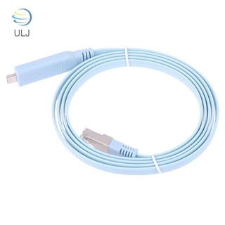 Cáp điều khiển ULJ 1.5m Usb C sang Rj45 Rs232 Bộ chuyển đổi nối tiếp cho bộ định tuyến Cáp điều khiển Type-C Rj 45.