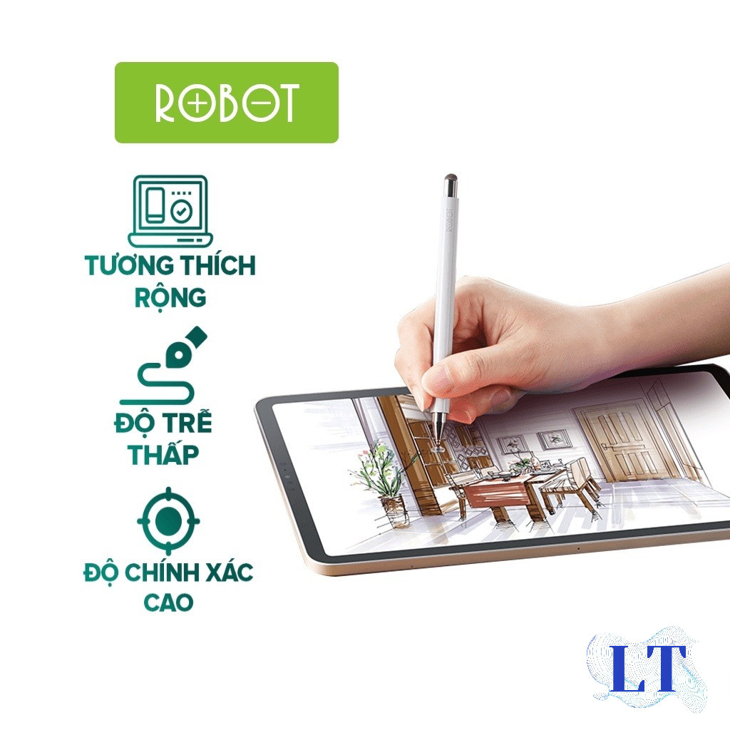 Bút Cảm Ứng ROBOT RSP01 Thiết Kế 2 Trong 1 Dùng Cho Điện Thoại và Máy ...