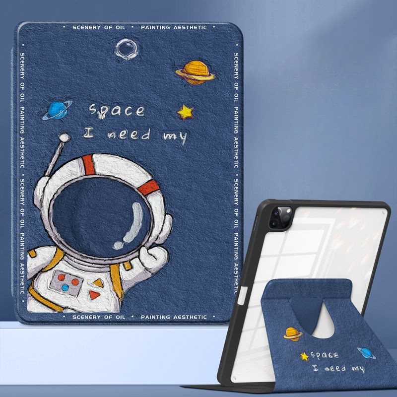 Ốp lưng máy tính bảng cho Samsung Galaxy A9 + S9plus / s10plus 12.4inch S7plus / S8plus Tab A9 Plus S9 FE + Tab S6 lite 10.4inch S10ULTRA Vỏ máy tính bảng xoay có khe cắm bút
