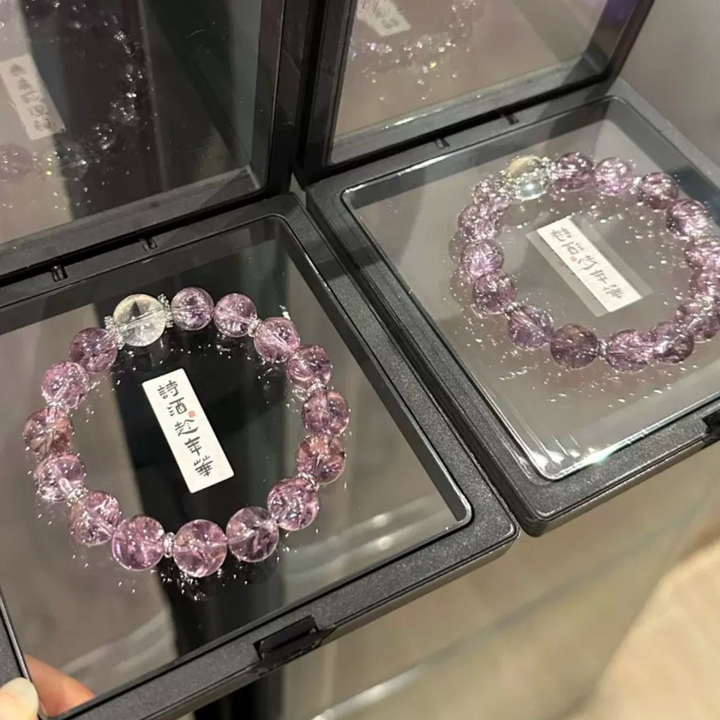 Phong Cách Đền Thờ Thạch Anh Tím Dân Tộc Vòng Tay Truyền Thống Đền Thờ Văn Hóa Sáng Tạo Vòng Tay Ngọc Trai Nước Trắng