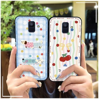 Ốp Điện Thoại Bền Cho Samsung Galaxy A6 / A6 2018, TPU Dẻo, Bảo Vệ Toàn Diện, Chống Va Đập, Chống Bụi, Hoạt Hình Dễ Thương, Tương Thích Galaxy A6 / A6 2018