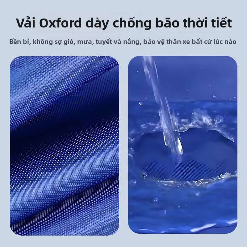 Bạt Phủ Xe Máy（Họa tiết mèo）-Chất lượng Vải Oxford dày  Áo Trùm Xe Máy Bảo vệ xe máy của bạn khỏi ánh sáng mặt trời, nước, chim, cây cối, bụi bẩn