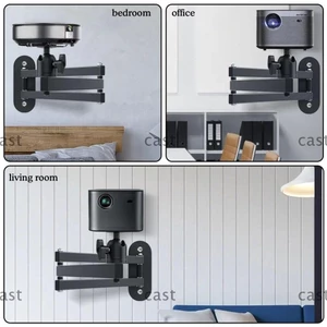 Giá đỡ treo tường CAST, Giá đỡ máy chiếu chắc chắn xoay 360 độ, Bộ mở rộng đa năng bằng thép Carbon có thể điều chỉnh đa góc cho XGIMI / JMGO /