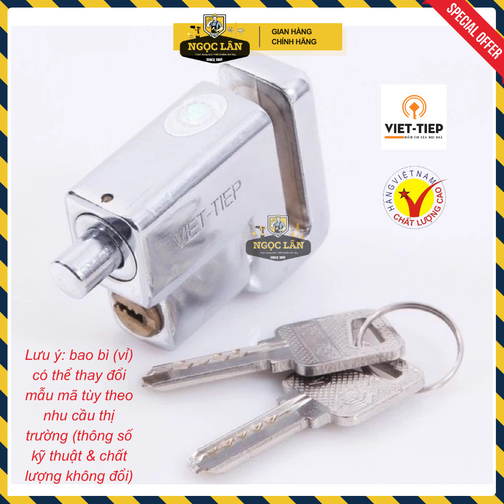 [Chính hãng] Khoá đĩa xe máy Việt Tiệp khóa chống trộm xe máy cao cấp (mã 06972)