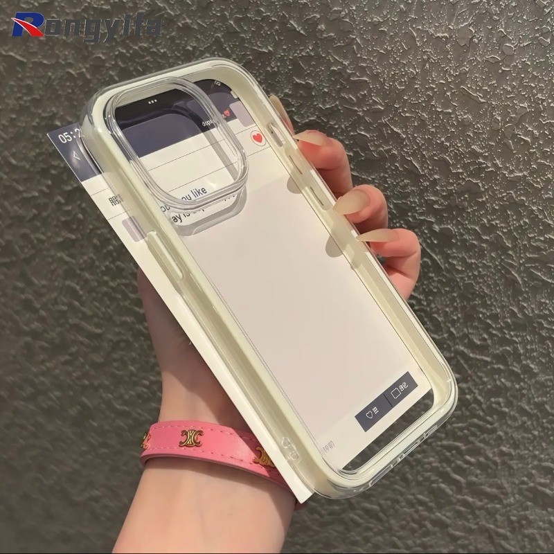 Ốp Điện Thoại Viền Màu Trơn Cho Redmi Turbo 4 Pro 3 A4 A3 Pro 5G 4G Ins Style Ốp Lưng 2 Trong 1 Dễ Thương Đơn Giản Mềm Trong Suốt Vỏ Chống Sốc