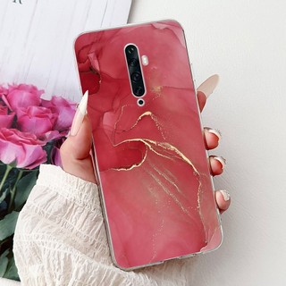 Ốp Lưng Mới Cho OPPO Reno 2 CPH1907 / Reno 2F CPH1989 / Reno 2Z CPH1945 Vỏ Hoa Thời Trang Silicon Mềm Trong Suốt