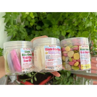 [MUA 3 TẶNG 1] Hũ MINI 200ml bánh ăn dặm Handmade cho bé,( nặng khoảng 50-60g mỗi hũ tùy loại)