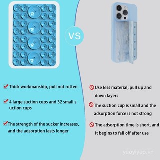 Giá đỡ điện thoại silicone chịu lực cao - Dính hai mặt cho bảng điều khiển ô tô/kính chắn gió, giữ chắc chắn