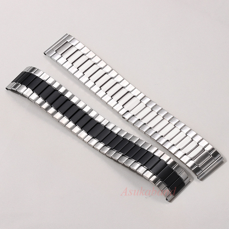 Co Giãn Co Giãn Thép Không Gỉ Đồng Hồ 22 Mm Vòng Tay Đa Năng Dây Đeo Đồng Hồ Thay Thế Nam Nữ Kim Loại Dây Đeo Đồng Hồ Phụ Kiện Truyền Thống Thạch Anh Watchbands