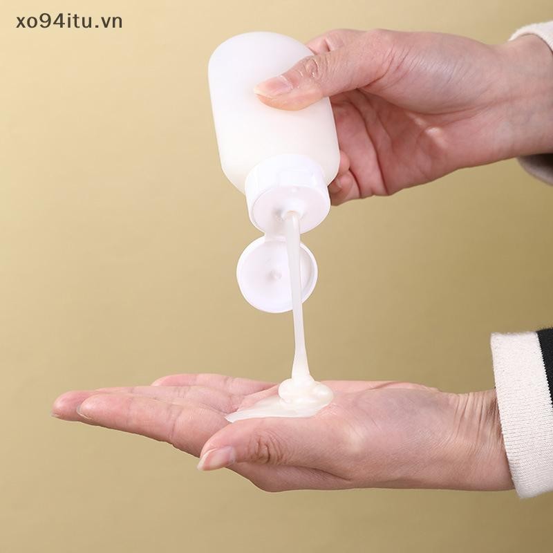 XOITU 3 Cái / bộ Chai Có Thể Đổ Lại 60ml Silicon Mềm Lotion Hộp Bóp Ống Trống Chai Di Động Du Lịch Dầu Gội VN