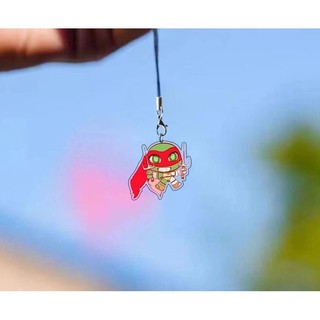 [Chìa khóa] Anime Teenage Mutant Ninja Turtles Dây đeo điện thoại hoạt hình dễ thương Phụ kiện cho ba lô học sinh Hộp đựng bút giá trị cao Quà tặng chìa khóa XHRJ