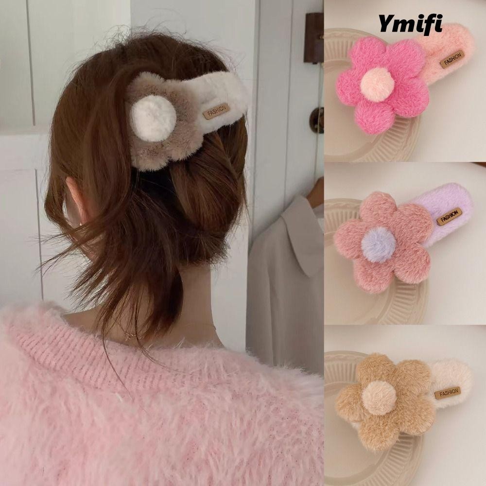 Kẹp Tóc Hoa YMIFI, Barrettes Sang Trọng Lớn, Thời Trang Handmade BB Pins Kiểu Tóc Dễ Thương Kẹp Tóc Nữ Cô Gái