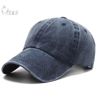 Strongaroetrtomj Nam Nữ Denim Rửa Bóng Chày Vintage Hip Hop Mũ Màu Xương Ngoài Trời Thể Thao Thông Thường VN