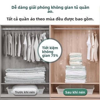 Không cần xả chân không dày túi lưu trữ hộ gia đình hiện vật quần áo theo mùa chăn bảo quản đặc biệt