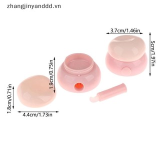 # yanddd # 3.5g Mỹ Phẩm Lọ Rỗng Chậu Trang Điểm Chăm Sóc Da Hộp Kem Mặt Hộp Son Dưỡng Môi Có Thìa Silicon Chai Có Thể Đổ Lại.