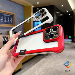Ốp lưng chống sốc không viền siêu mỏng cho iPhone 13 14 15 16 Pro Max | Vỏ silicon linh hoạt có lỗ cắt chính xác & thiết kế cảm giác khỏa thân