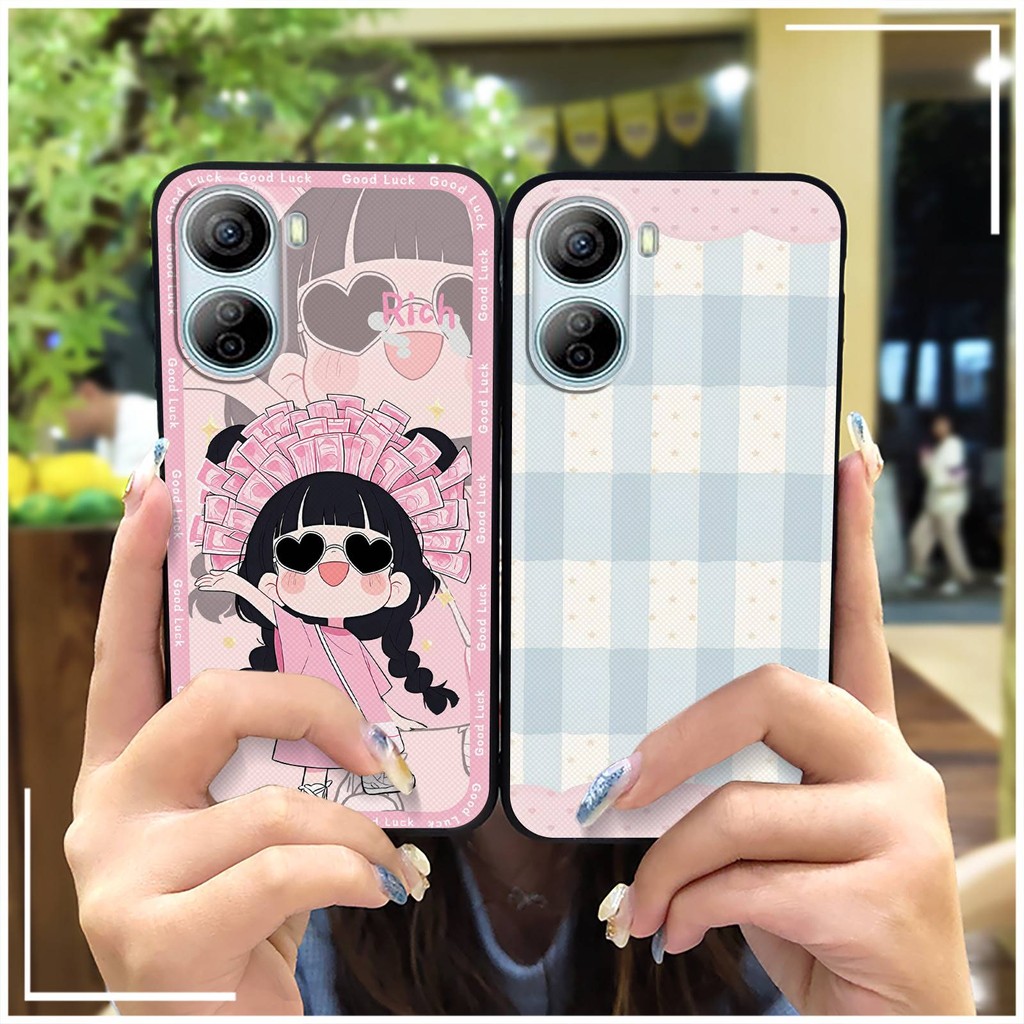 Vỏ điện thoại mềm TPU thời trang cho ZTE Libero 5G IV / Nubia Ivy, bảo vệ chống va đập, chống bụi, chống thấm, thiết kế hoạt hình