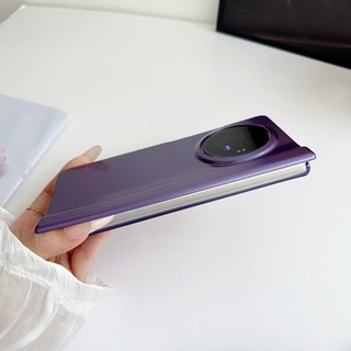 Ốp Lưng Cứng PC Siêu Mỏng Cho Vivo X Fold 3 5G Slim Tự Động Bản Lề Lò Xo Có Kính Cường Lực Cho Vivo X Fold 3 Pro