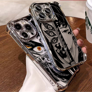 Ốp Điện Thoại Anime Demon Slayer Cho Samsung Galaxy A55 A54 A15 A51 A02 A25 A24 A33 A04E A04 A03 Core A32 A13 A06 A02S A16 Vỏ Điện Thoại Di Động Mạ Túi Khí Trong Suốt Chống Rơi
