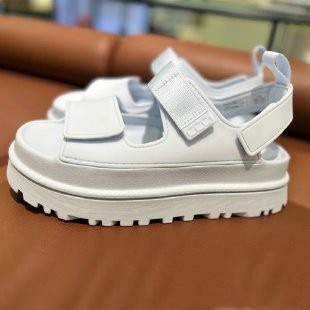 Giày Sandal Ug Nền Tảng Châu Âu Mỹ Mùa Hè Nữ Giày Nền Tảng Mở Mũi Velcro Khóa Dép