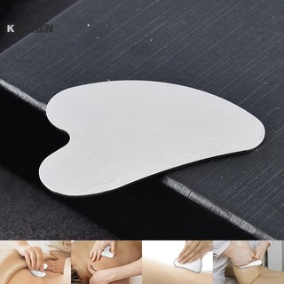 KUZHEN 1 Chiếc Thép Không Gỉ Gua Sha Cạp Máy Mát Xa Cho Mặt Cổ Cơ Thể Guasha Massage Dụng Cụ Chăm Sóc Da Mặt Guasha Board Máy Mát Xa Mặt HOT