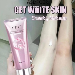 Kem dưỡng sáng da ASDFGER, Kem dưỡng trắng cơ thể tức thì phục hồi tự nhiên, Kem che khuyết điểm lười biếng Kem làm trắng da cơ thể