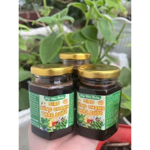 {Có Kiểm định }Siro trị ho , sổ mũi húng chanh ( tần lá dày)- thảo dược - hũ 100ml dùng cho bé từ 3 tháng trở lên