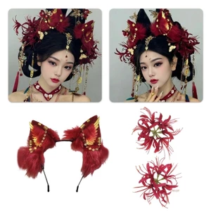 XGB Thiết kế tai độc đáo Phụ kiện tóc Cosplay Băng đô cho người hâm mộ Anime và Cosplay