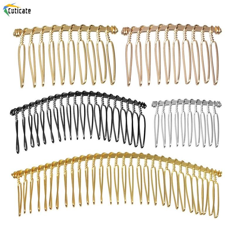 Cuticate 6 Miếng Kẹp Tóc Lược Cưới 30 Phụ Kiện Tóc Cô Dâu Cưới (37 x 108 mm)