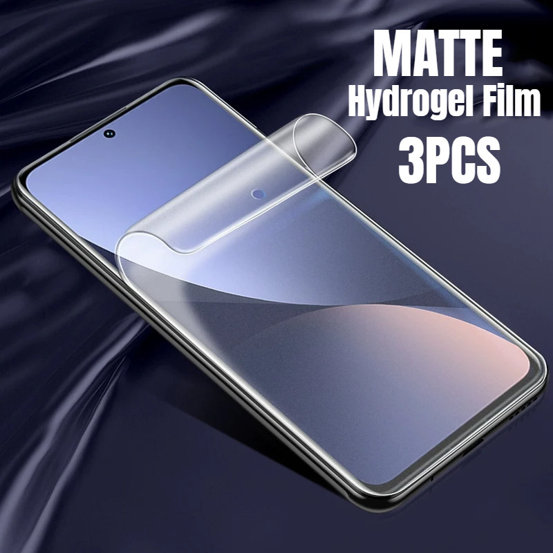 OnePlusAce Ace5Pro Ace3Pro Ace2Pro 3 Chiếc 1000D HD Trong Suốt Mềm Hydrogel Cho OnePlus Ace 5 3 2 Pro Ultra Racing 3V 2V Chống Vân Tay Bảo Vệ Màn Hình Điện Thoại Phim Mềm Mờ