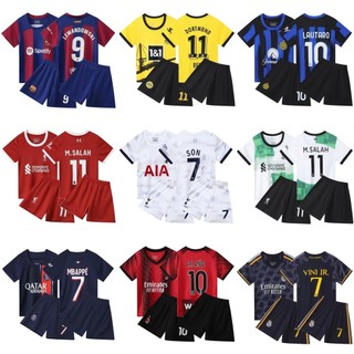 European Cup Jersey Children Harness Star Soccer Suit Set Baby Primary School Football Training Class Team Uniform Kindergarten r2Qn