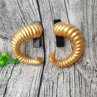 YSANH Dark Gothic Headband, 1 Cặp Black Gothic Style Devil Horn Headband, Phụ Kiện Tóc Độc Đáo Ram Horn Hình Dạng Đạo Cụ Chụp Ảnh Gothic Cosplay Trang Phục Nữ