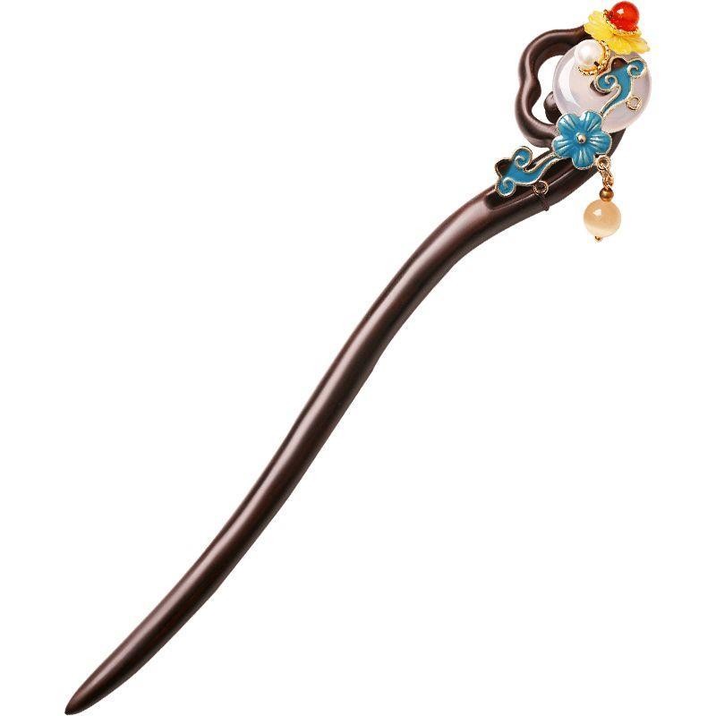 ✨Kẹp Tóc Đen Gỗ Cổ Điển - Phong Cách Hanfu Sành Điệu 25.6.10