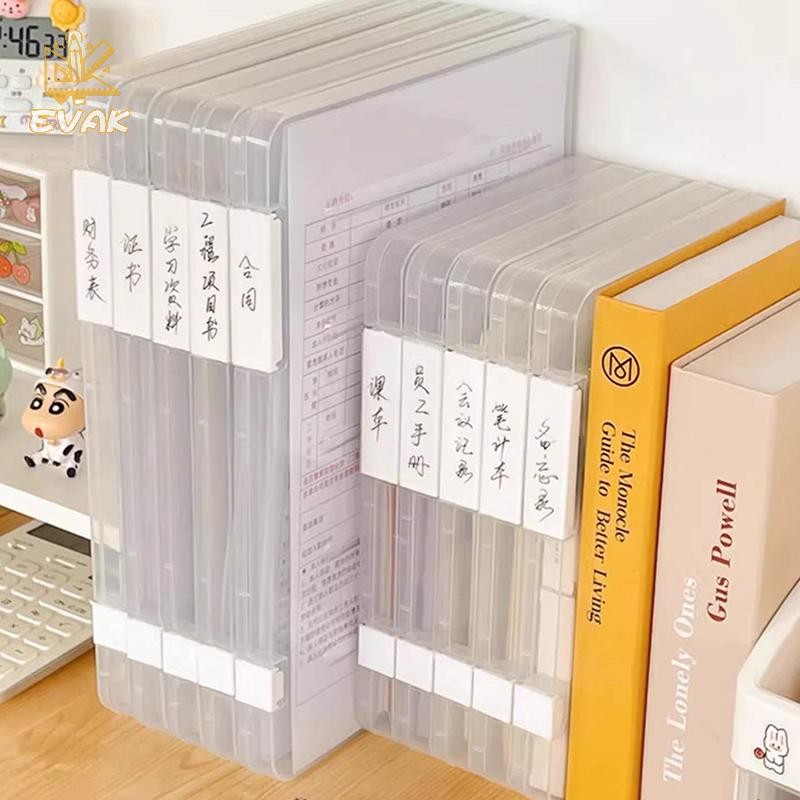Alittlesetrtu A4 Hộp Bảo Quản Tài Liệu Chống Thấm Nước Chống Bụi Giấy Chứng Nhận Tốt Nghiệp Thông Tin Trong Suốt Khóa Đôi Hộp Đựng Nhựa VN