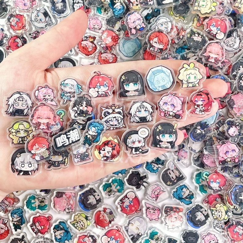 Wuthering Waves 2cm Acrylic Charm DIY Kit Anime Con Freebie & Shaker Craft