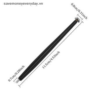 [savemoneyeveryday] Bút dán từ tính mắt nghệ thuật móng tay 2 trong 1 dành cho hạt sắt hút bằng thép Bút chấm nam châm Thiết kế móng tay [vn]