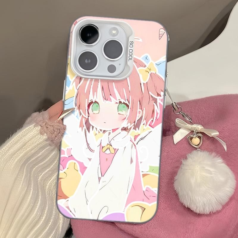 Ốp Lưng iPhone Họa Tiết Sakura (Cardcaptor) Công Nghệ IMD Chống Trầy Xước | Tương Thích iPhone 16/15/14/13/12/11 Pro Max