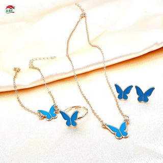 Vòng Tay Vòng Cổ Bông Tai Bộ Đầy Màu Sắc Tính Khí Bộ Trang Sức Quà Tặng Cho Kỷ Niệm Sinh Nhật Giáng Sinh