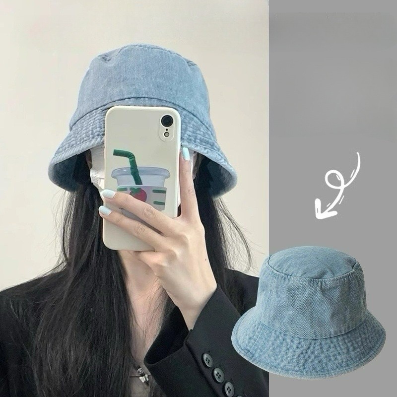 Mũ Bucket Jean Unisex - Nón Denim Nam Nữ Chống Nắng Thời Trang Hàn Quốc ...