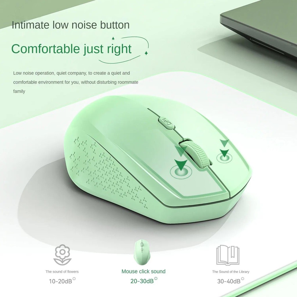 2025 Mới 2.4G Chuột Không Dây Chuột Bluetooth Chế Độ Kép Chuột Sạc Chuột Chơi Game 1600DPI Cho PC Laptop Phụ Kiện Máy Tính