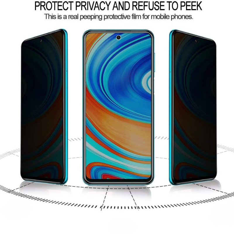 Full Cover Bảo Vệ Màn Hình Riêng Tư Cho Motorola Moto G100 G86 G84 G82 G75 G73 G72 G71s G71 G64 G62 G60S G60 G56 G55 G54 G53 G52 G51 Power 5G Chống Gián Điệp Trong Suốt Kính Cường Lực