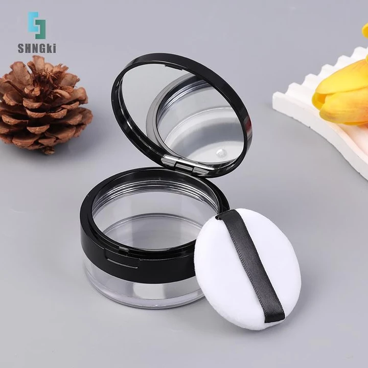 [SHNGki] Hộp đựng mỹ phẩm Hộp đựng mỹ phẩm du lịch rỗng Hộp đựng mỹ phẩm có thể đổ lại Hộp đựng mặt có thể tháo rời có gương [MỚI]
