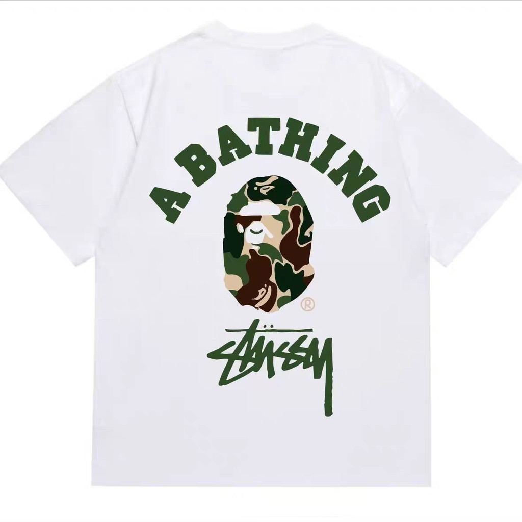 Áo thun ngắn tay unisex in hình BapeStyle - Thiết kế mới, chất liệu cao cấp