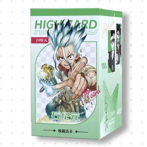 Bác sĩ Thẻ hộp mù STONE 24 gói mỗi hộp, Thẻ Anime sưu tập hai mặt (8,5 × 5,4 cm)